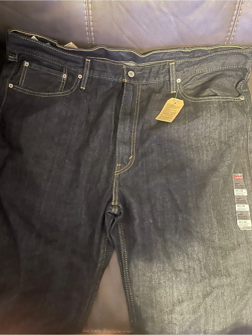 Levi's Men's Dark Indigo Straight-Leg Jeans